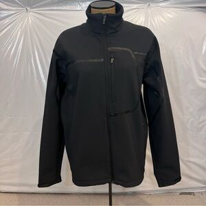 Merrell Men Opti-Shell Coat Jacket Black Water/Wind Repellent Size Large Outdoor